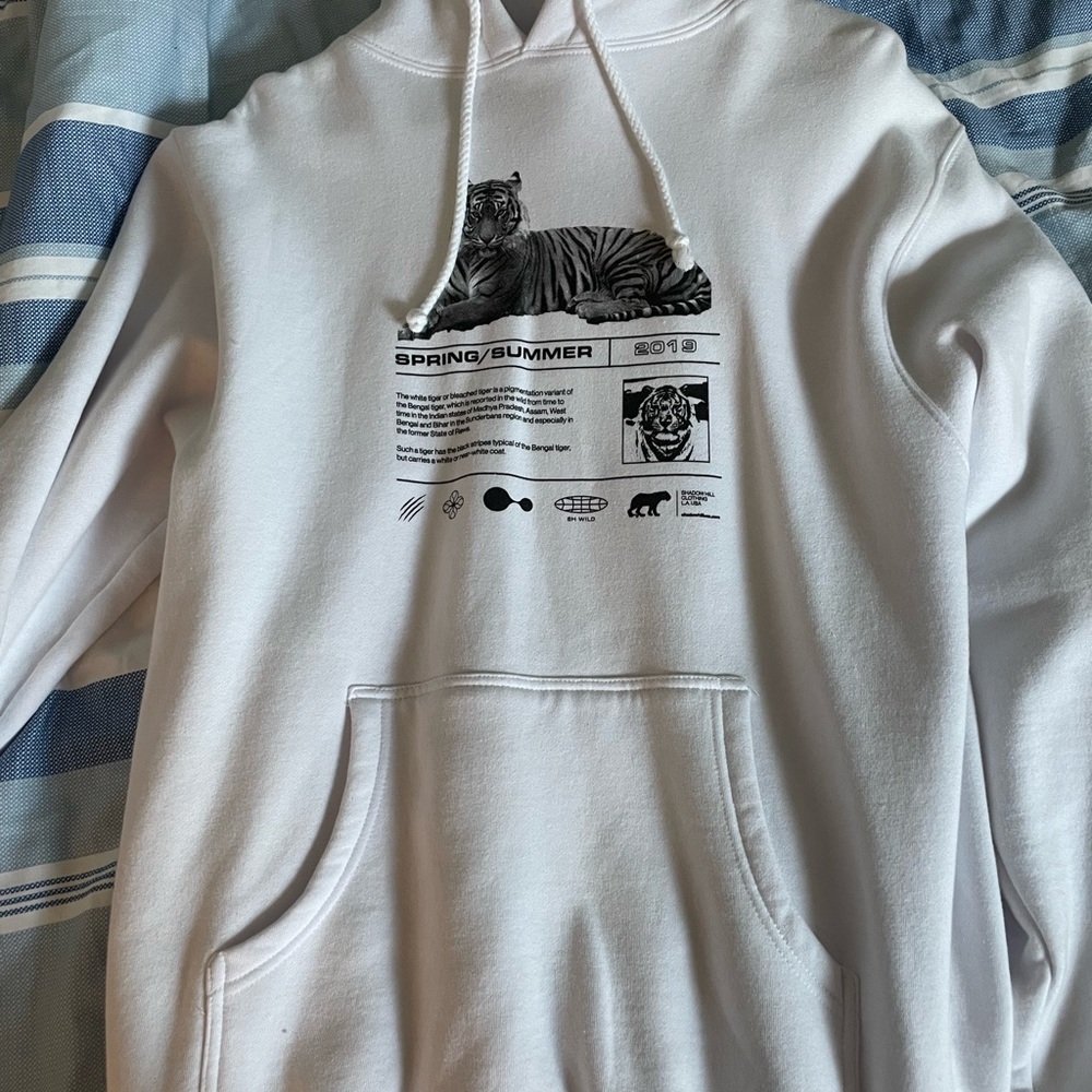 Shadow Hill White Tiger Hoodie